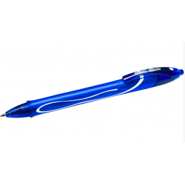 Bic Gel-Ocity Quick Dry Couleur Bleu foncé - Grip Caoutchouc - Pointe moyenne 0,7 mm