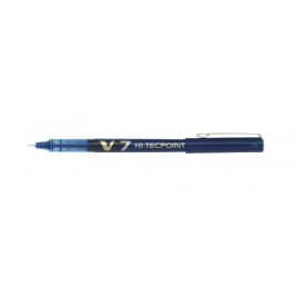 Pilot V7 HI-Tecpoint Bleu - Stylo roller à encre liquide 0,7mm