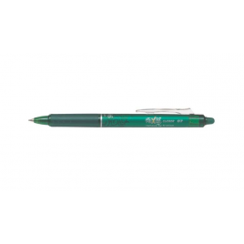 Pilot Frixion Clicker Vert Stylo Roller Gel Effaçable rétractable - Pointe sphérique 0,7mm Rollerball