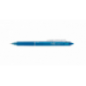 Pilot Frixion Clicker Bleu Clair Stylo Roller Gel Effaçable rétractable - Pointe sphérique 0,7mm Rollerball