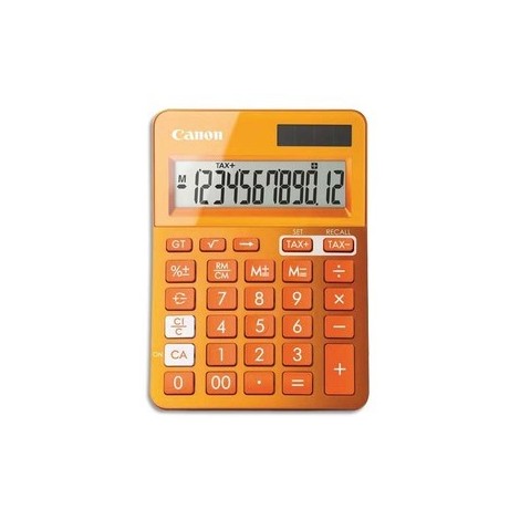 Calculatrice CANON de bureau 12 chiffres LS-123K Orange 9490B004AA