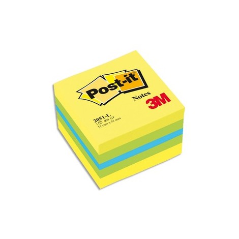 POST-IT® Mini cube Rêves classique 5,1 x 5,1 cm - 400 feuilles