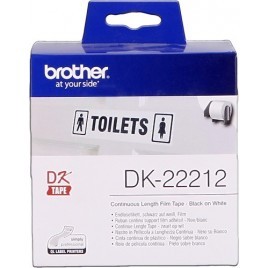 ORIGINAL Brother Etiquettes  DK-22212  Étiquettes en continu, 62mm blanc 15,24 m