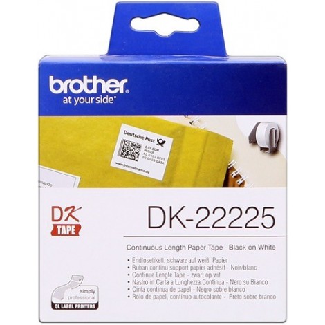 ORIGINAL Brother Etiquettes  DK-22225  Étiquettes en continu, 38mm x 30,48 m