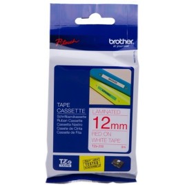 ORIGINAL Brother Ruban Rouge sur blanc TZe-232 TZ-232 12 mm x 8 m, laminé