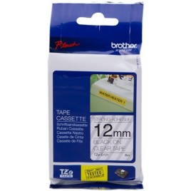 ORIGINAL Brother Ruban Noir sur incoloré TZe-S131 TZ-S131 12 mm x 8 m, laminé