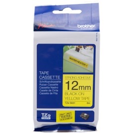 ORIGINAL Brother Ruban Noir sur jaune TZe-S631 TZ-S631 12 mm x 8 m, laminé