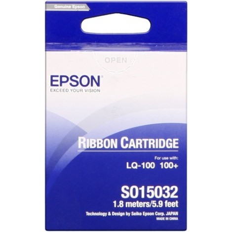 ORIGINAL Epson Ruban encreur noir C13S015032 S015032 Tissu ruban couleur, 2 millions de caractères