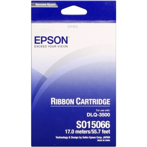 ORIGINAL Epson Ruban encreur noir C13S015066 S015066 Tissu ruban couleur, 6 millions de caractères