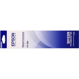 ORIGINAL Epson Ruban encreur noir C13S015329 S015329 Tissu ruban couleur, 7,5 millions de caractères