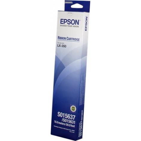 ORIGINAL Epson Ruban encreur noir C13S015637 S015637 Cartouche de ruban, 4 millions de caractères