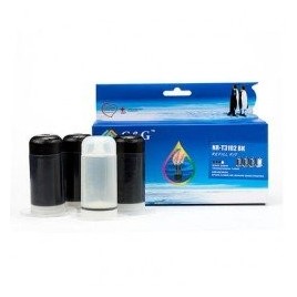 Kit de recharge d'encre universel pour cartouche d'encre noir - 3x 30ml + 30ml de solvant