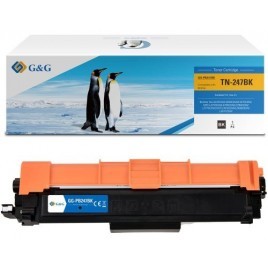 TN-247BK Noir, Toner compatible BROTHER - 3 000 pages