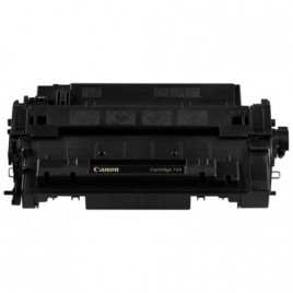 724H BK Noir, Toner compatible CANON - 12 000 pages