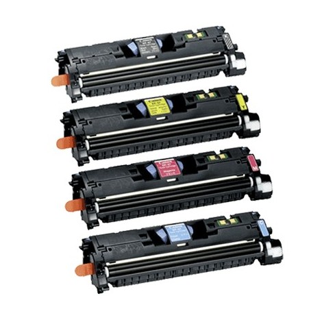 Pack de 4 Toners compatibles CANON 701 BK + C + M + Y - 5 000 + 3x 4 000 pages