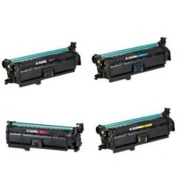 Pack de 4 Toners compatibles CANON 723 BK + C + M + Y - 10 000 + 3x 8 500 pages