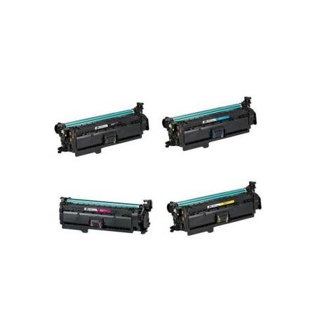 Pack de 4 Toners compatibles CANON 723 BK + C + M + Y - 10 000 + 3x 8 500 pages