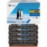 Pack de 4 Toners compatibles CANON 045H BK + C + M + Y - 2 800 + 3x 2 200 pages