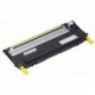 593-10496 - M127K Jaune, Toner compatible DELL - 1 000 pages