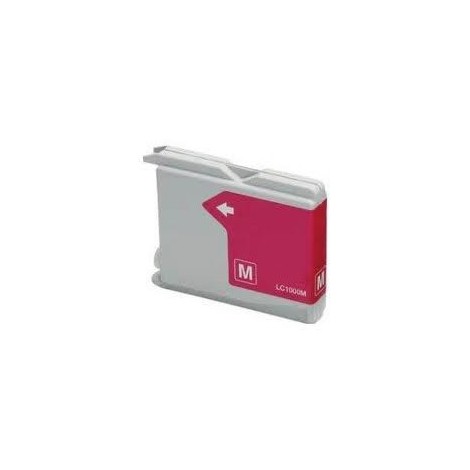 LC-1000M Magenta, Cartouche compatible BROTHER - 12ml