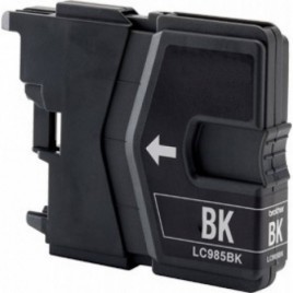 LC-985BK Noir, Cartouche compatible BROTHER - 12ml