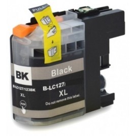 LC-127XLBK Noir, Cartouche compatible BROTHER - 28ml