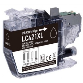 LC-421XL Noir, Cartouche compatible BROTHER - 500 pages