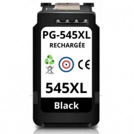 Recharge Canon PG-545XL BK Noir, Cartouche compatible CANON - 16ml