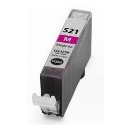 CLI-521M Magenta, Cartouche compatible CANON - 9ml