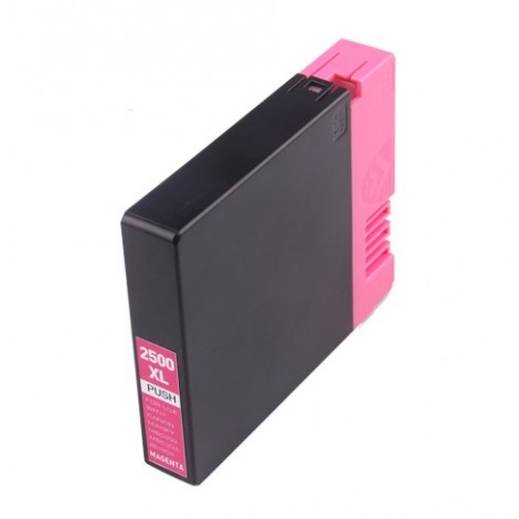 PGI-2500M XL Magenta, Cartouche compatible CANON - 21ml - 1300 pages