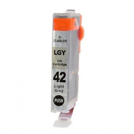 CLI-42LGY Gris Clair, Cartouche compatible CANON - 13ml