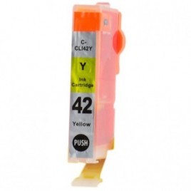 CLI-42Y Jaune, Cartouche compatible CANON - 13ml