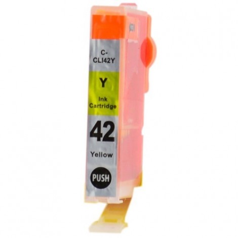 CLI-42Y Jaune, Cartouche compatible CANON - 13ml