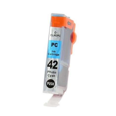 CLI-42PC Photo Cyan, Cartouche compatible CANON - 13ml