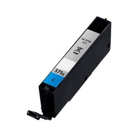 CLI-571C XL Cyan, Cartouche compatible CANON - 12ml