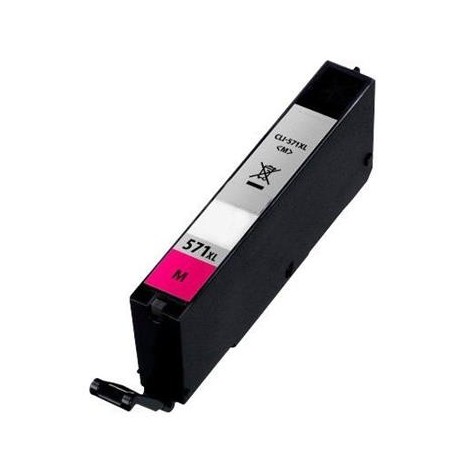 CLI-571M XL Magenta, Cartouche compatible CANON - 12ml