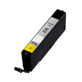 CLI-571Y XL Jaune, Cartouche compatible CANON - 12ml