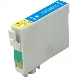 T0332 Cyan, Cartouche compatible EPSON - 17ml