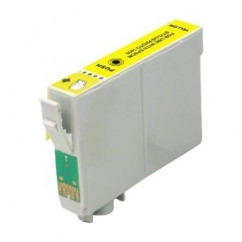 T0454 / T0444 Jaune, Cartouche compatible EPSON - 13ml - 420 pages