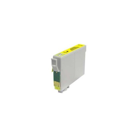 T0484 Jaune, Cartouche compatible EPSON - 13ml