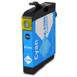 T1592 Cyan, Cartouche compatible EPSON - 17ml