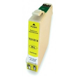 T1814 Jaune, Cartouche compatible EPSON - 13ml - 450 pages