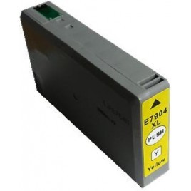 T7904 XL Jaune, Cartouche compatible EPSON - 17.1ml - 2 000 pages