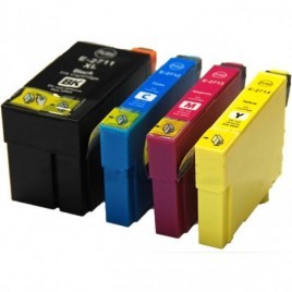 PACK 4 cartouches T27 XL Noir + Cyan + Magenta + Jaune - 1 x 39ml + 3 x 17ml