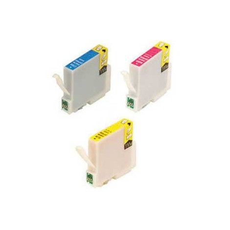 PACK 3 cartouches T0322 Cyan + T0323 Magenta + T0324 Jaune - 3 x 15.5ml