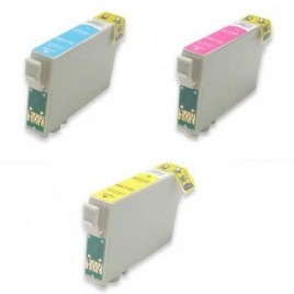 PACK 3 cartouches T1302 Cyan + T1303 Magenta + T1304 Jaune - 3 x 14ml