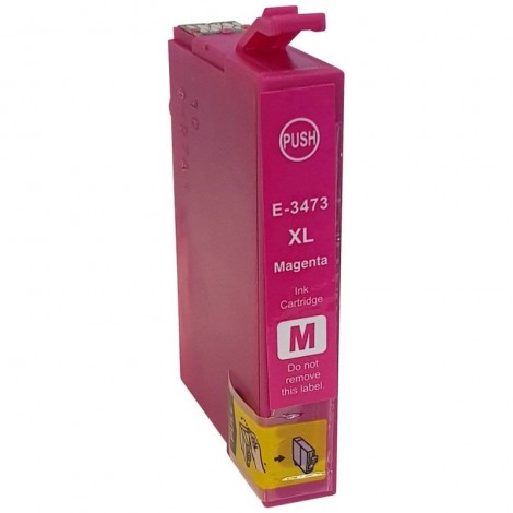 T3473 XL Magenta, Cartouche compatible EPSON - 17ml - 950 pages