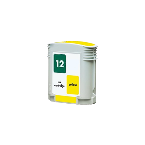 12 Jaune C4806A, Cartouche compatible HP - 55ml