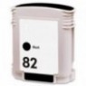 82 Noir CH565A, Cartouche compatible HP - 69ml