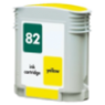 82 Jaune CH568A, Cartouche compatible HP - 28ml